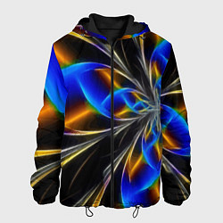 Куртка с капюшоном мужская Neon vanguard pattern Fashion 2023, цвет: 3D-черный