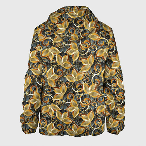 Мужская куртка Текстурные узоры / 3D-Черный – фото 2