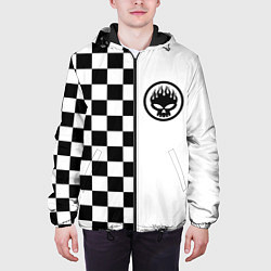 Куртка с капюшоном мужская Offspring punk, цвет: 3D-черный — фото 2