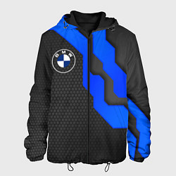 Куртка с капюшоном мужская BMW - ТЕХНО БРОНЯ, цвет: 3D-черный