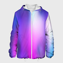 Куртка с капюшоном мужская Blur Абстрактный размытый фон с градиентом, цвет: 3D-белый