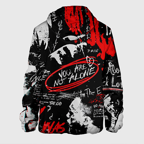 Мужская куртка XXXTENTACION YOU ARE NOT ALONE / 3D-Черный – фото 2