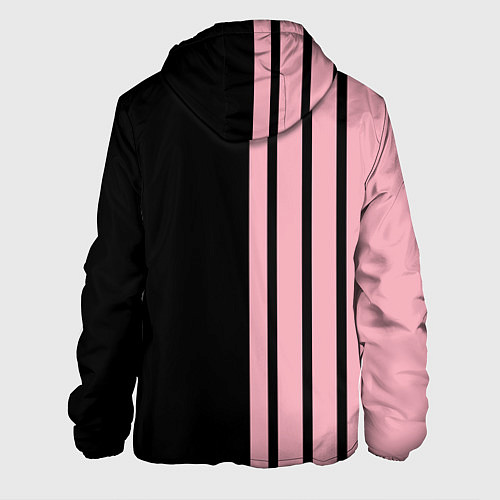 Мужская куртка BLACKPINK HALF BLACK-PINK MINI LOGO / 3D-Черный – фото 2