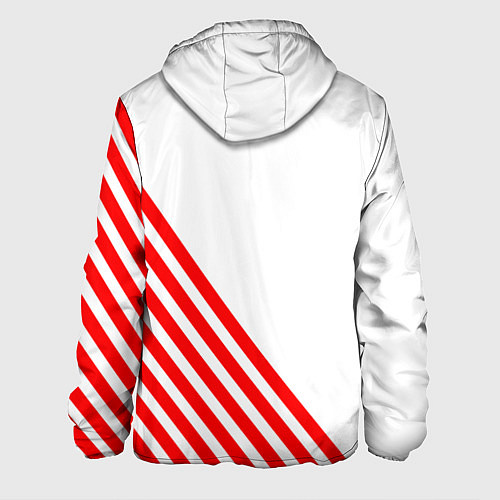 Мужская куртка Atletico madrid красные полосы / 3D-Черный – фото 2