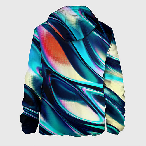 Мужская куртка Abstract Wave / 3D-Черный – фото 2