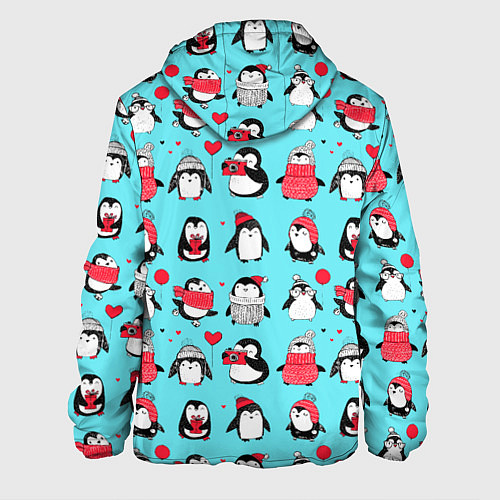 Мужская куртка PENGUINS ON THE POSITIVE / 3D-Черный – фото 2