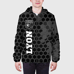 Куртка с капюшоном мужская Lyon Sport на темном фоне FS, цвет: 3D-черный — фото 2