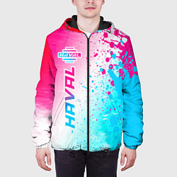Куртка с капюшоном мужская Haval Neon Gradient - FS, цвет: 3D-черный — фото 2