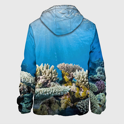 Мужская куртка Кораллы в тропических водах индийского океана / 3D-Черный – фото 2