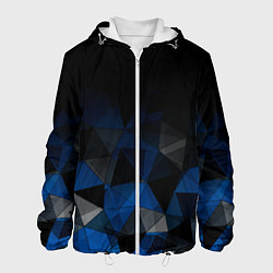 Мужская куртка Черно-синий геометрический