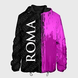Куртка с капюшоном мужская Roma pro football: по-вертикали, цвет: 3D-черный