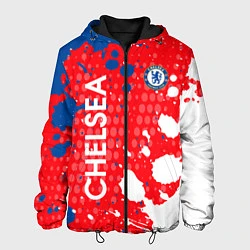 Куртка с капюшоном мужская Chelsea Краска, цвет: 3D-черный