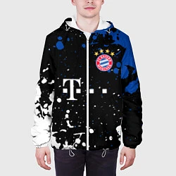 Куртка с капюшоном мужская Bayern munchen Краска, цвет: 3D-белый — фото 2