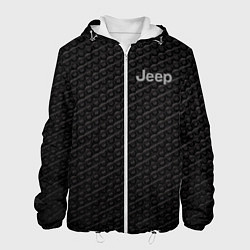 Куртка с капюшоном мужская Jeep карбон, цвет: 3D-белый