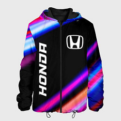 Куртка с капюшоном мужская Honda speed lights, цвет: 3D-черный