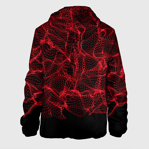 Мужская куртка Пиксельная абстракция / 3D-Черный – фото 2