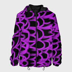 Мужская куртка Нити из фиолетовой краски