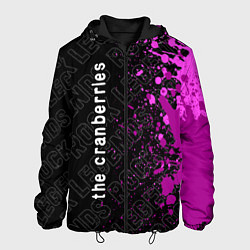 Куртка с капюшоном мужская The Cranberries rock legends: по-вертикали, цвет: 3D-черный