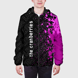 Куртка с капюшоном мужская The Cranberries rock legends: по-вертикали, цвет: 3D-черный — фото 2