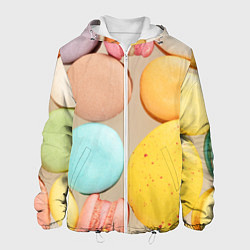 Мужская куртка Разноцветные пирожные Макарон