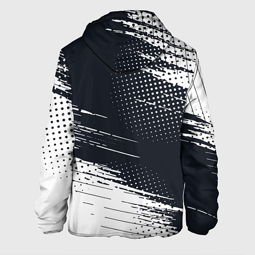 Мужская куртка Breaking benjamin абстракция / 3D-Черный – фото 2
