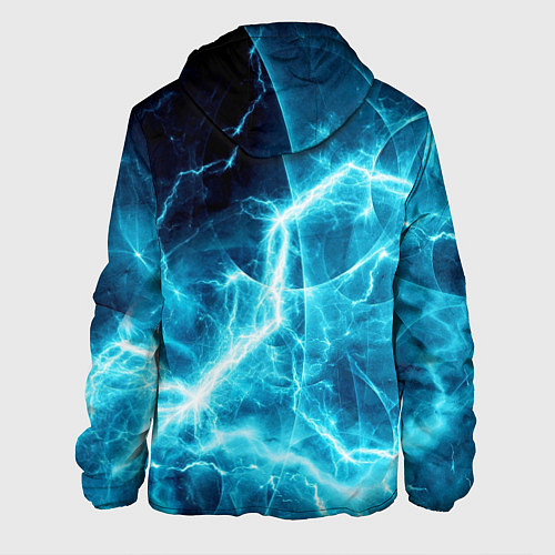 Мужская куртка Голубая облачность / 3D-Черный – фото 2