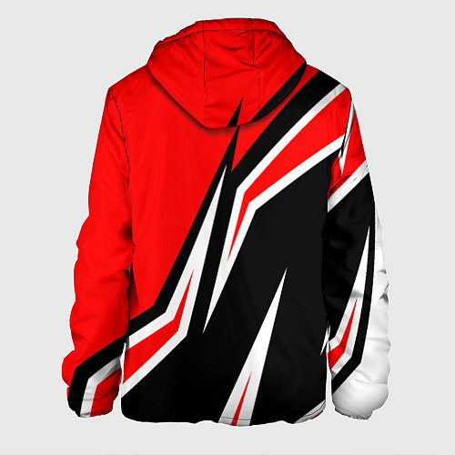 Мужская куртка Samurai - Киберпанк 2077 - Красный спорт / 3D-Черный – фото 2