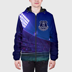 Куртка с капюшоном мужская Everton ночное поле, цвет: 3D-черный — фото 2