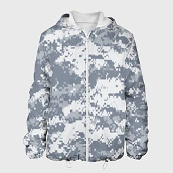 Куртка с капюшоном мужская UCP камуфляж США, цвет: 3D-белый