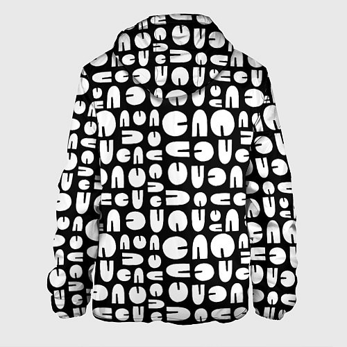 Мужская куртка Современная геометрия / 3D-Черный – фото 2