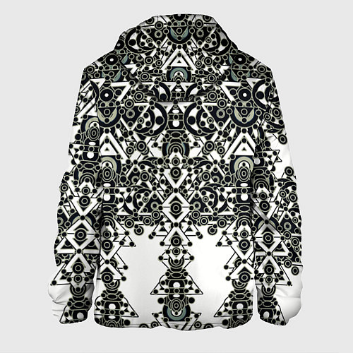 Мужская куртка Треугольный шум / 3D-Черный – фото 2