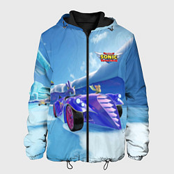 Куртка с капюшоном мужская Blaze the Cat - Team Sonic racing, цвет: 3D-черный
