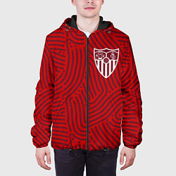 Куртка с капюшоном мужская Sevilla отпечатки, цвет: 3D-черный — фото 2