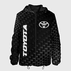 Мужская куртка Toyota карбоновый фон