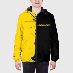 Куртка с капюшоном мужская Arasaka corporation, цвет: 3D-черный — фото 2