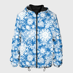 Куртка с капюшоном мужская Снежок, цвет: 3D-черный