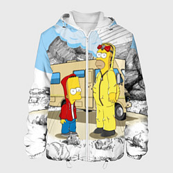 Мужская куртка Барт Симпсон и его папаша