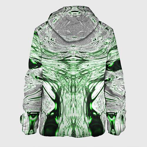 Мужская куртка Зеленый узор / 3D-Черный – фото 2