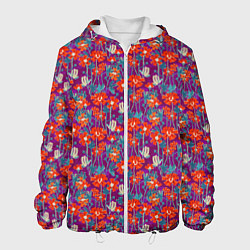 Мужская куртка Цветочная геометрия