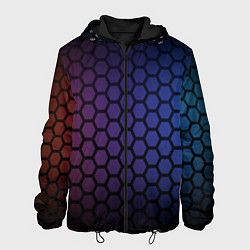 Мужская куртка Abstract hexagon fon