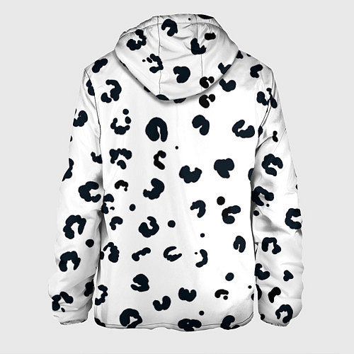 Мужская куртка Снежный барсик / 3D-Черный – фото 2