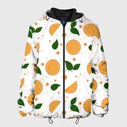 Мужская куртка Апельсины с листьями