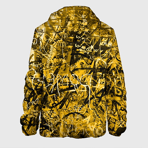 Мужская куртка Желтый хаос / 3D-Черный – фото 2
