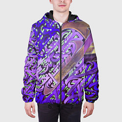 Куртка с капюшоном мужская Calligraphic Japan, цвет: 3D-черный — фото 2