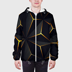Куртка с капюшоном мужская Hexagon Line Smart, цвет: 3D-белый — фото 2