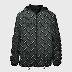 Куртка с капюшоном мужская Металлический человек, цвет: 3D-черный