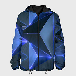 Куртка с капюшоном мужская Triangle neon, цвет: 3D-черный