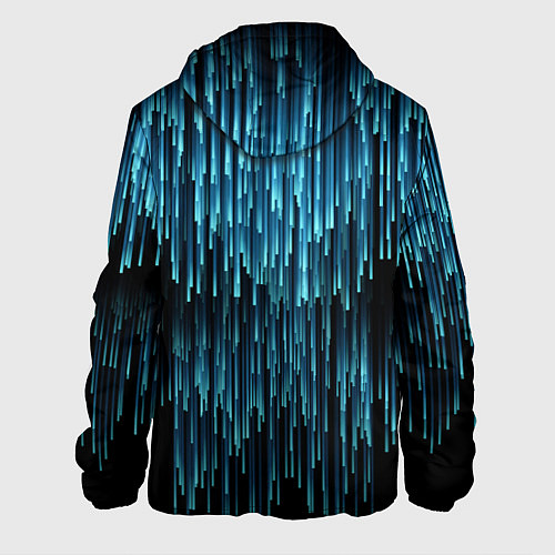 Мужская куртка Falling rays / 3D-Черный – фото 2