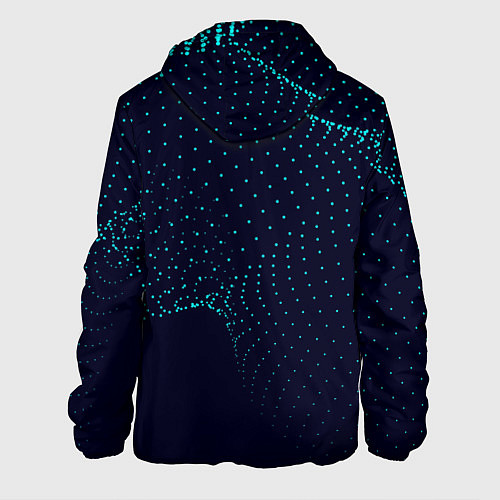 Мужская куртка Плавающие точки / 3D-Черный – фото 2