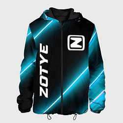 Куртка с капюшоном мужская Zotye неоновые лампы, цвет: 3D-черный